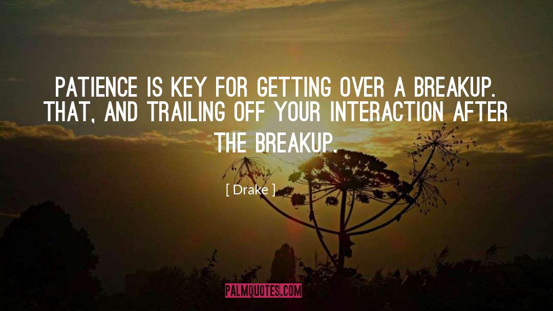 Geting Over A Breakup quotes by Drake