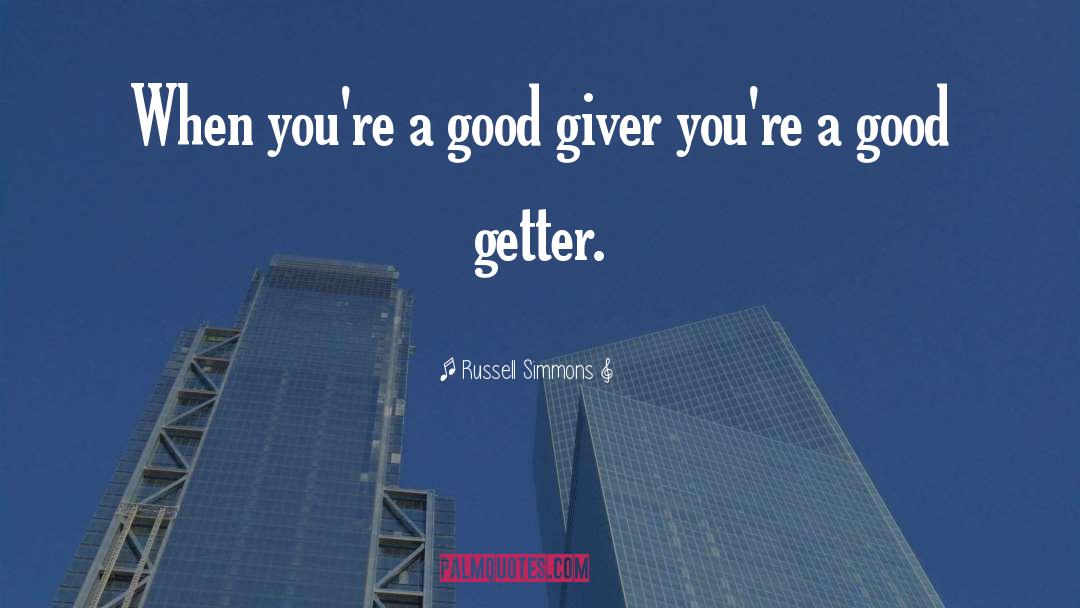 Getter S quotes by Russell Simmons