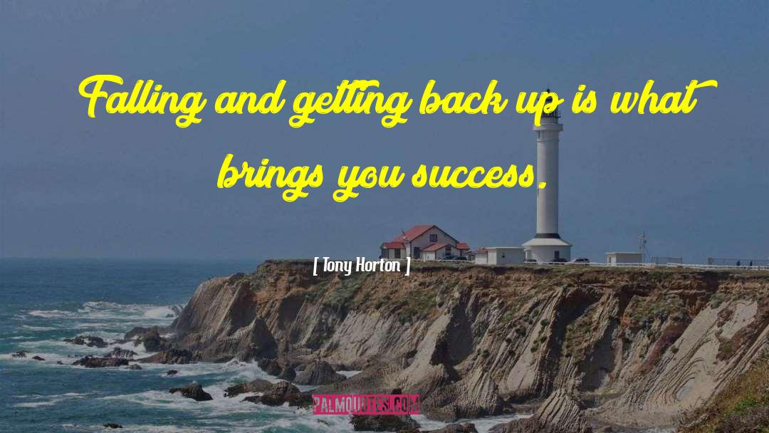 Getting Back Up quotes by Tony Horton