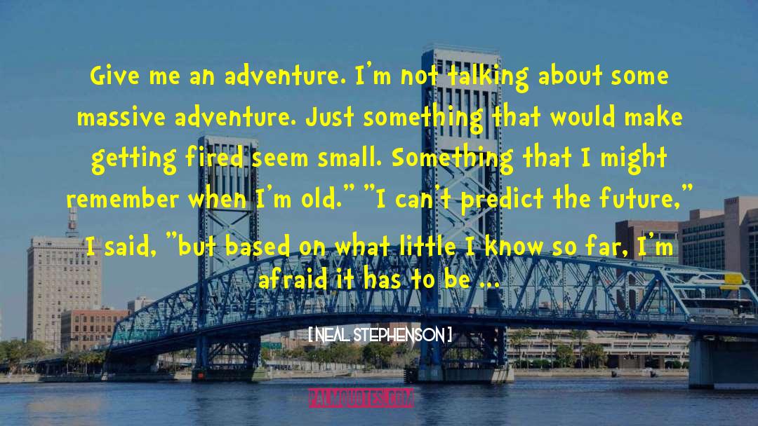 Getting Fired quotes by Neal Stephenson