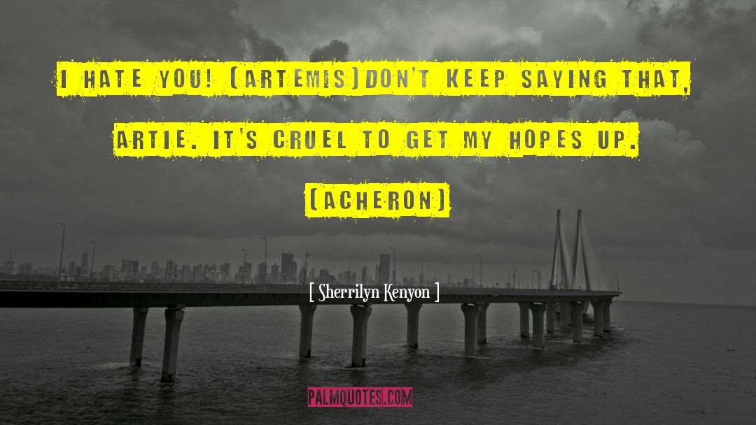 Getting Hopes Up quotes by Sherrilyn Kenyon