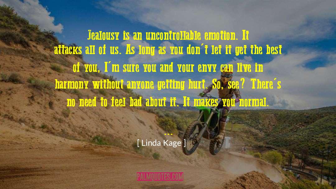 Getting Hurt quotes by Linda Kage