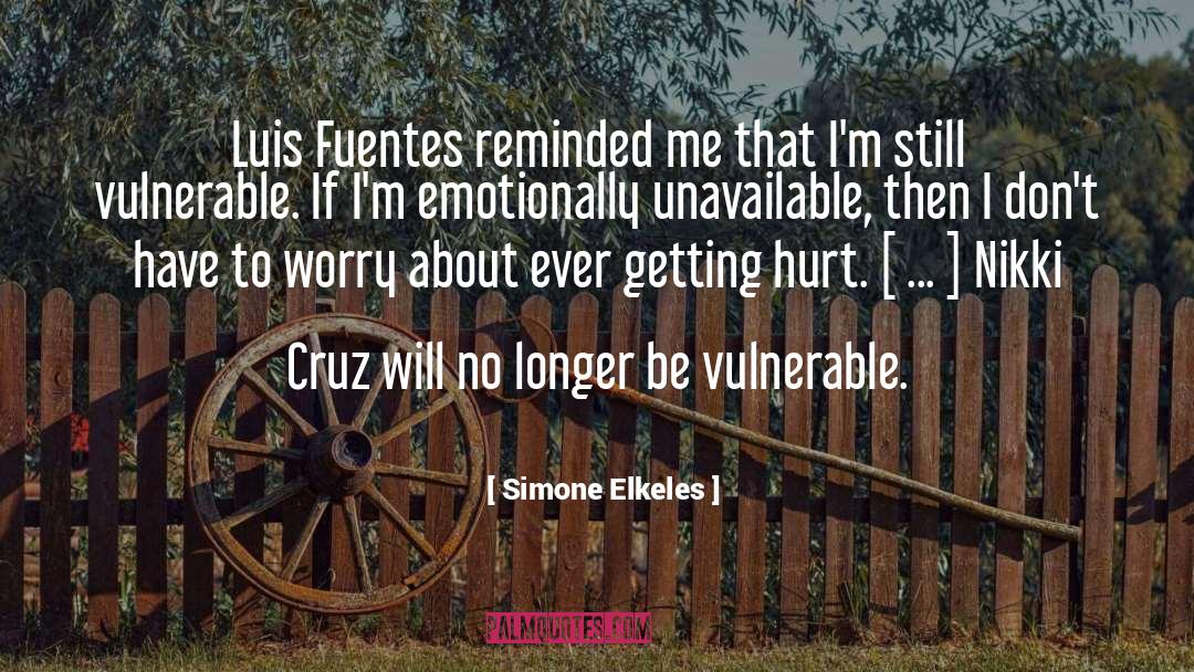 Getting Hurt quotes by Simone Elkeles