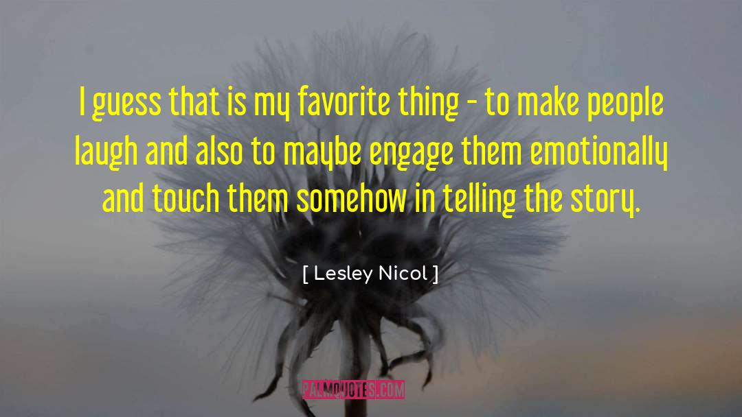 Getting In Touch quotes by Lesley Nicol