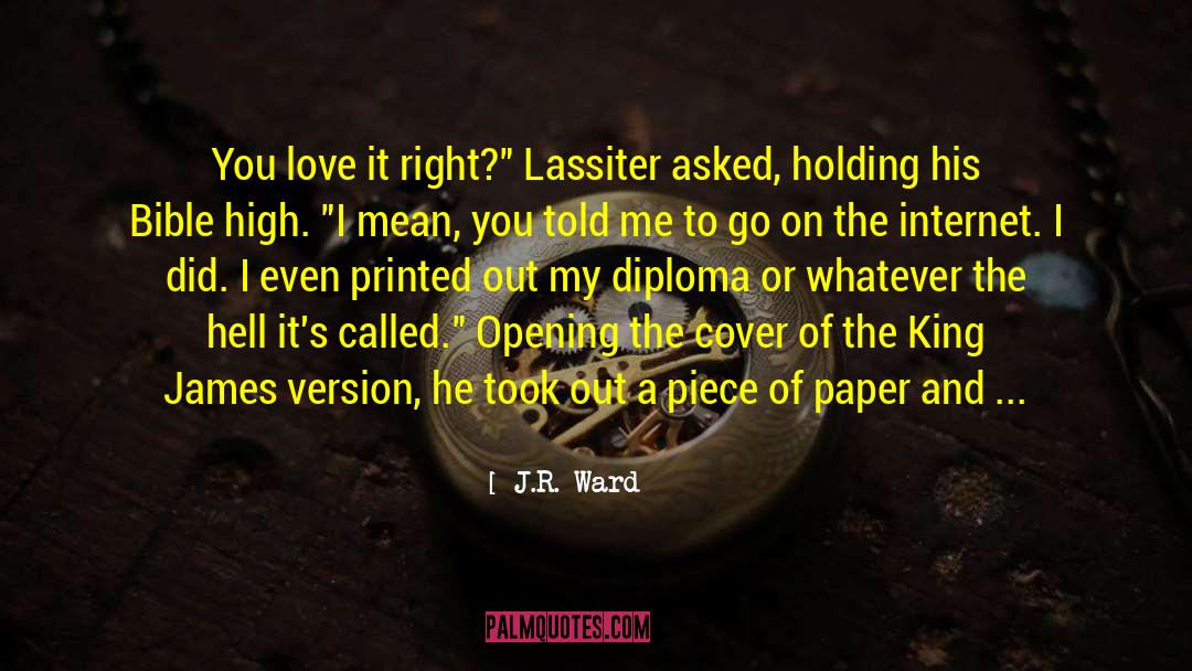 Getting It Right quotes by J.R. Ward