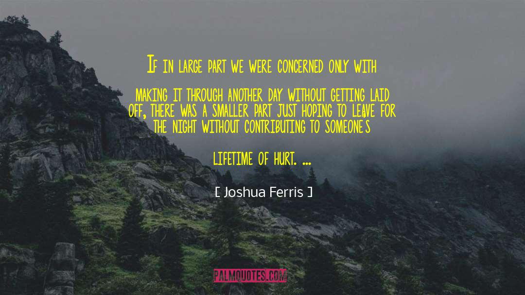 Getting Laid quotes by Joshua Ferris