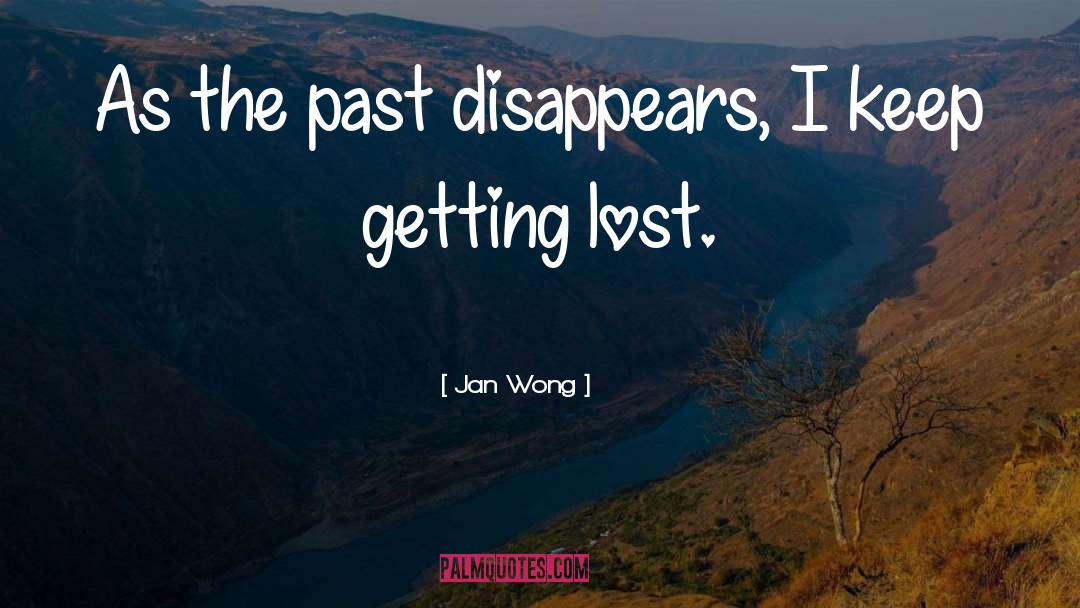 Getting Lost quotes by Jan Wong