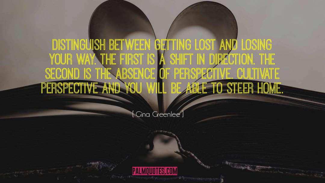 Getting Lost quotes by Gina Greenlee