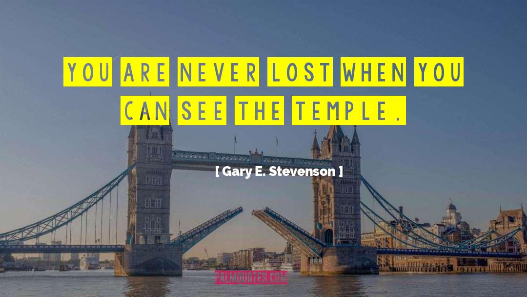 Getting Lost quotes by Gary E. Stevenson