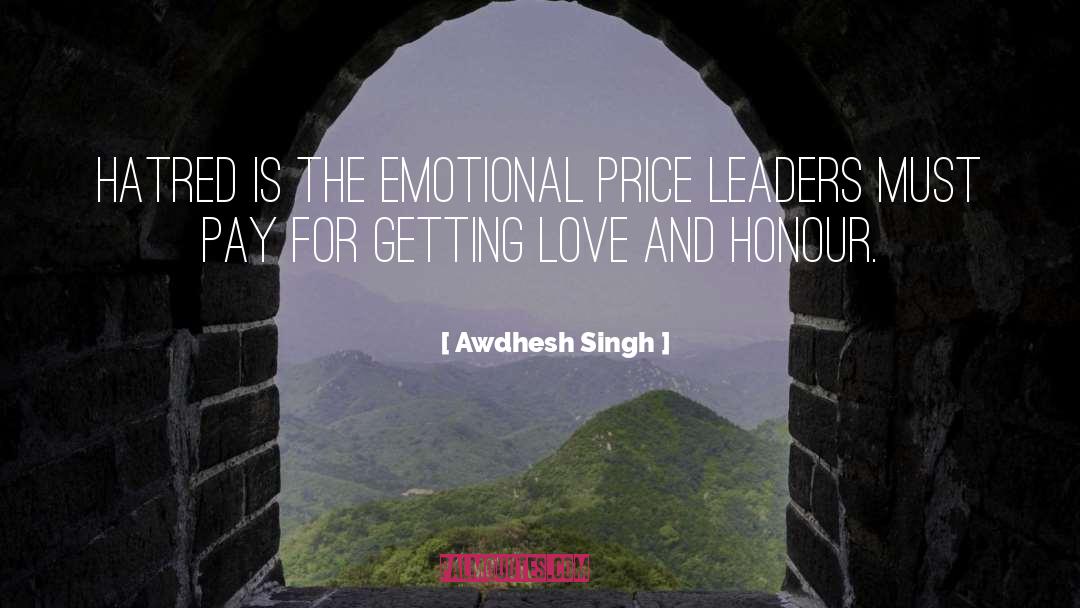 Getting Love quotes by Awdhesh Singh