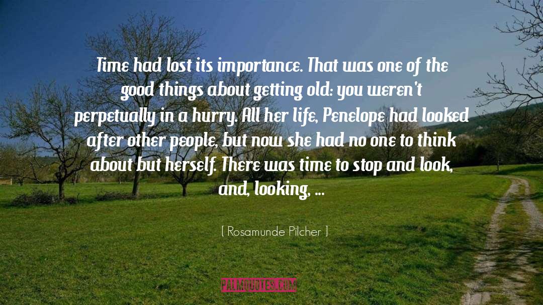 Getting Old quotes by Rosamunde Pilcher