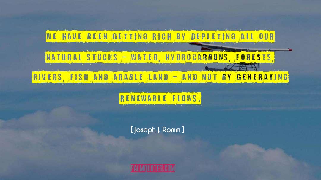 Getting Rich quotes by Joseph J. Romm