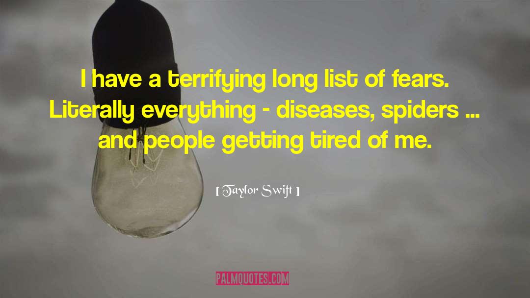 Getting Tired quotes by Taylor Swift