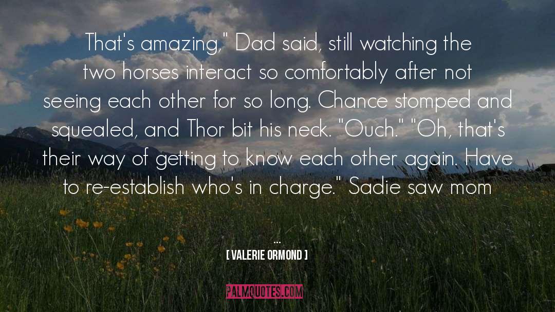 Getting To Know Each Other quotes by Valerie Ormond