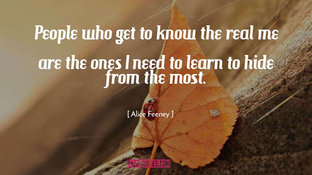Getting To Know Me quotes by Alice Feeney