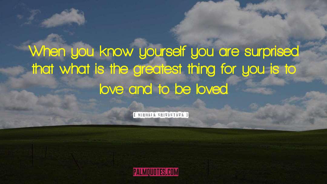 Getting To Know Yourself quotes by Nirmala Srivastava