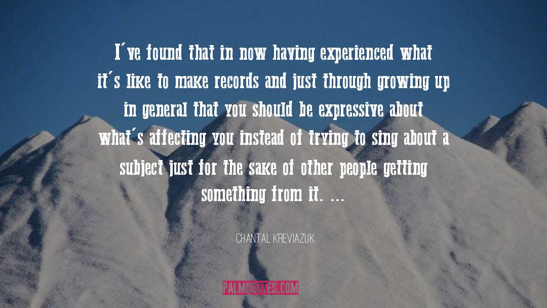 Getting Unstuck quotes by Chantal Kreviazuk