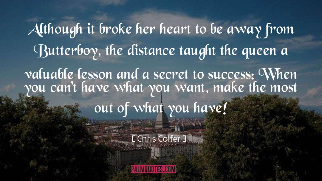Getting What You Want quotes by Chris Colfer