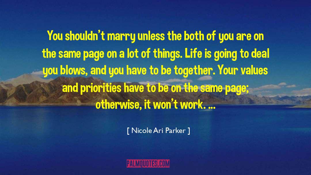 Getting Your Life Together quotes by Nicole Ari Parker