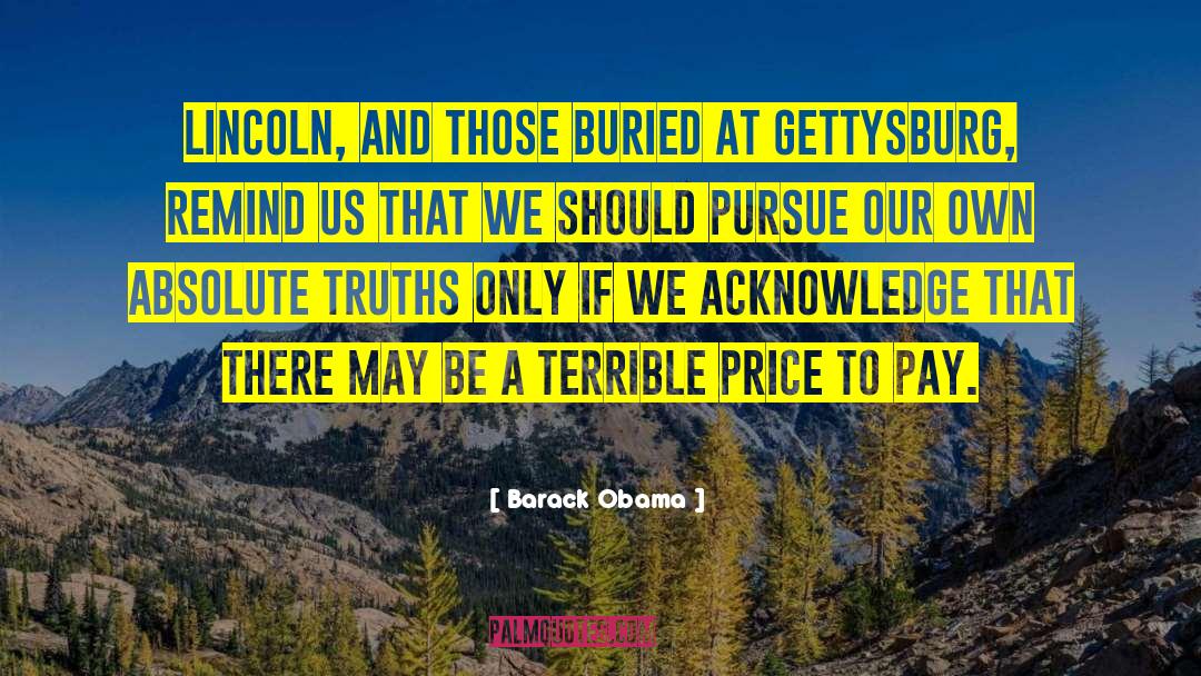 Gettysburg quotes by Barack Obama