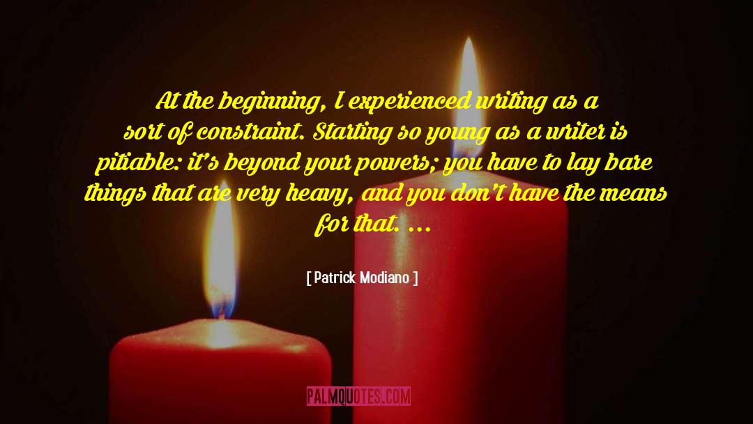 Ghanaian Writer quotes by Patrick Modiano
