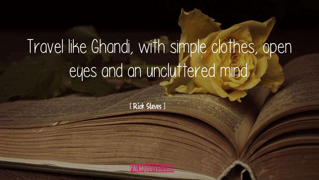 Ghandi quotes by Rick Steves