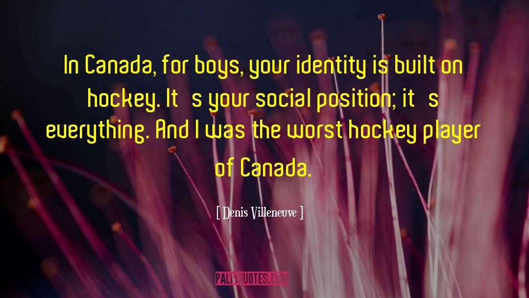 Ghesquiere Hockey quotes by Denis Villeneuve