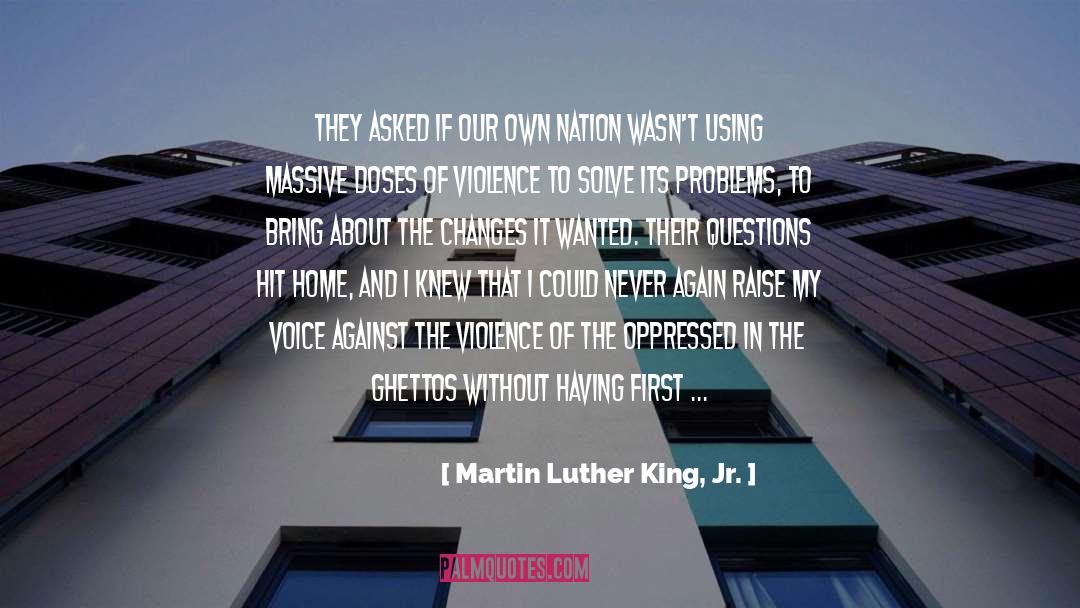 Ghettos quotes by Martin Luther King, Jr.