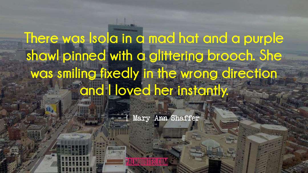 Ghost In The Hat Box quotes by Mary Ann Shaffer