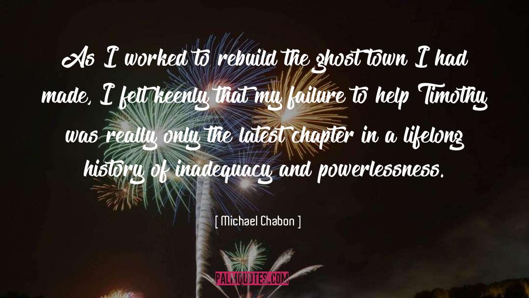 Ghost quotes by Michael Chabon