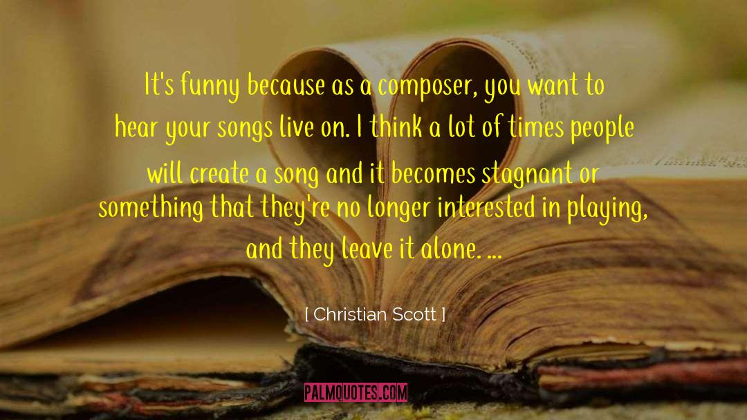 Giampieri Composer quotes by Christian Scott