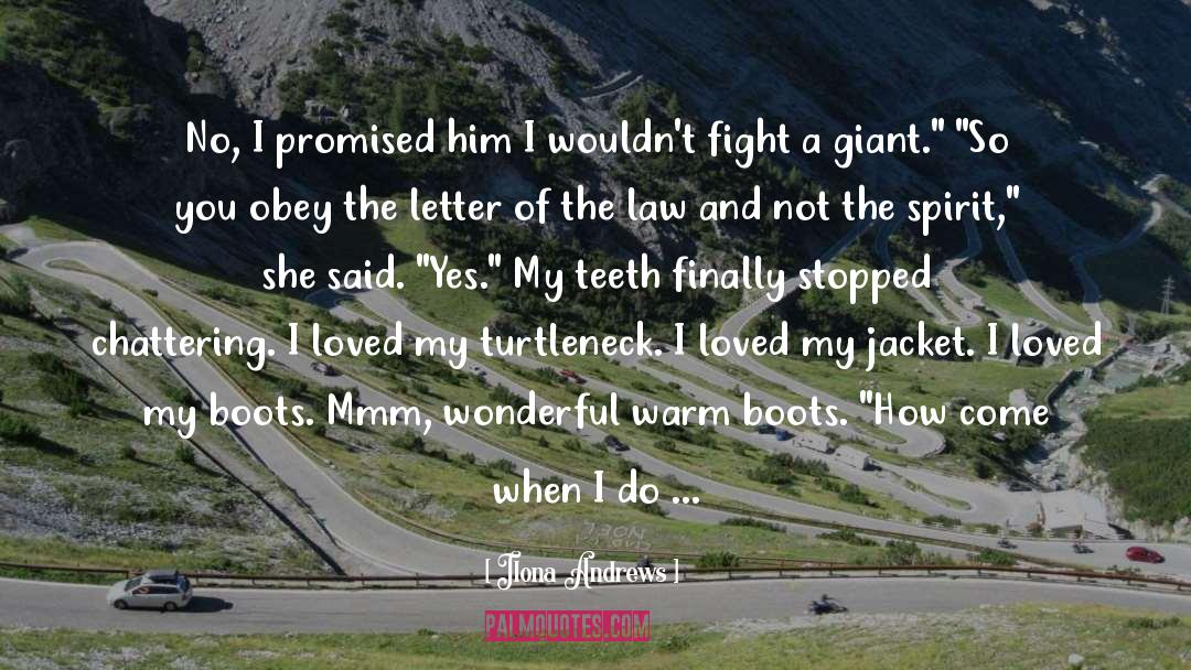 Giant Doughnuts quotes by Ilona Andrews