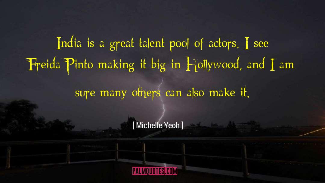 Giantesses In Pool quotes by Michelle Yeoh