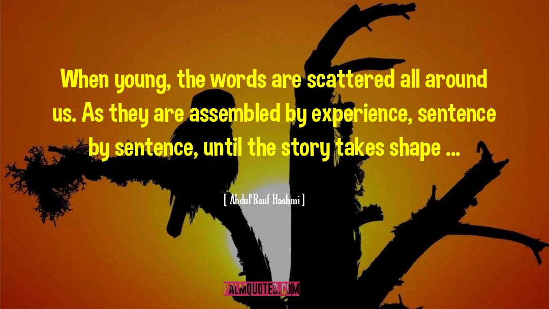 Giddily In A Sentence quotes by Abdul'Rauf Hashmi
