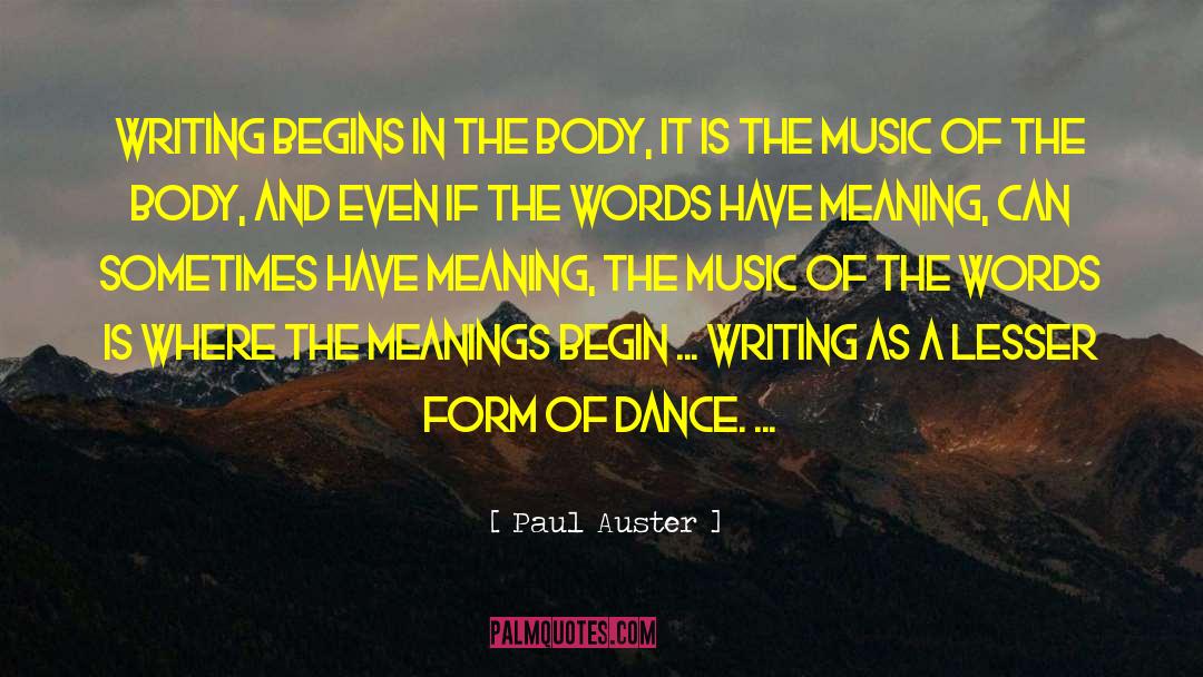 Gift Of Words quotes by Paul Auster