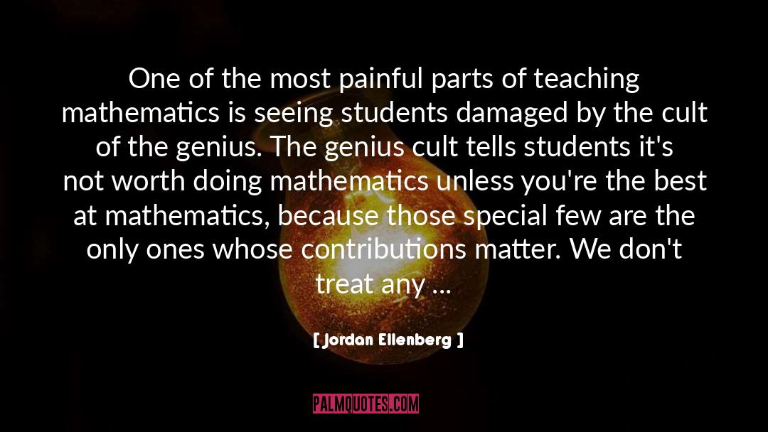 Gifted Athletes quotes by Jordan Ellenberg