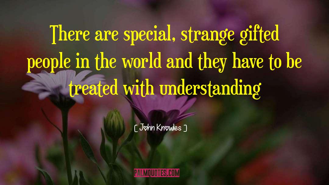 Gifted People quotes by John Knowles
