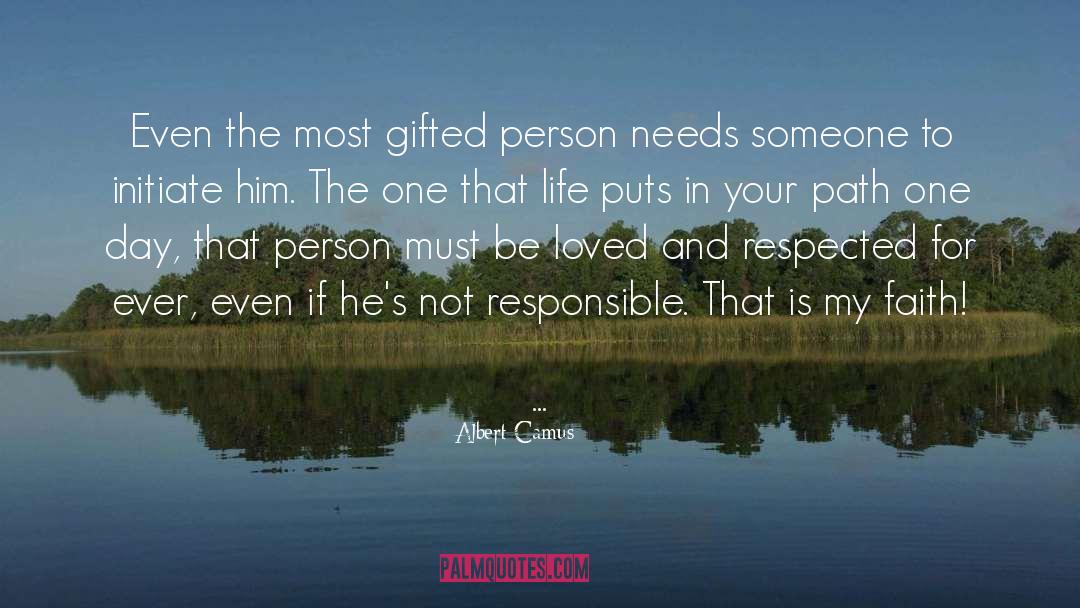 Gifted quotes by Albert Camus