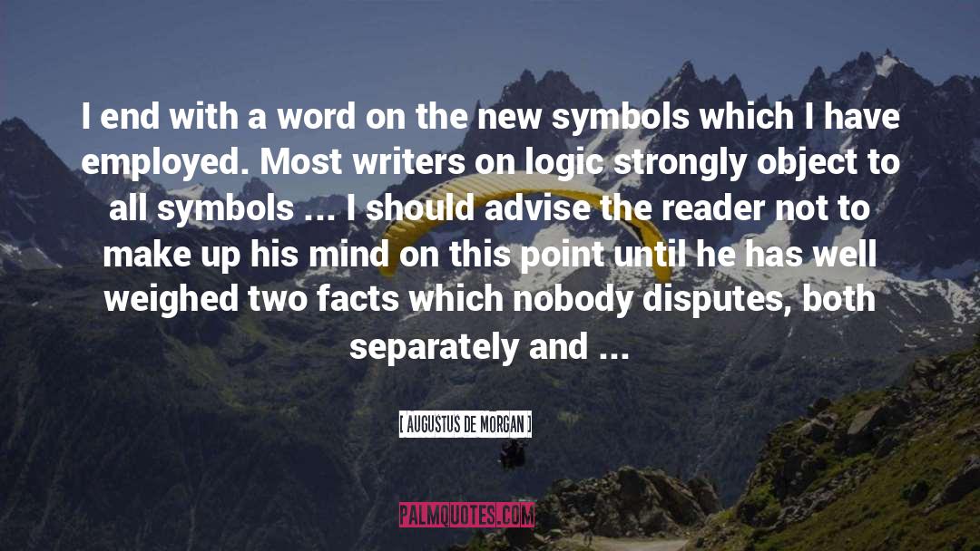 Gifted Writers quotes by Augustus De Morgan