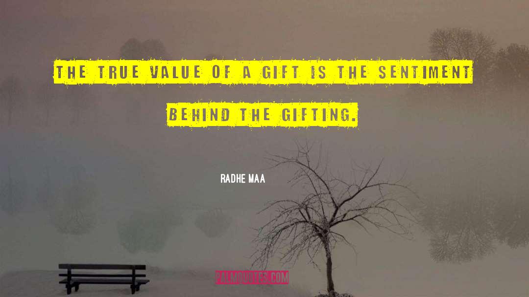Gifting S quotes by Radhe Maa