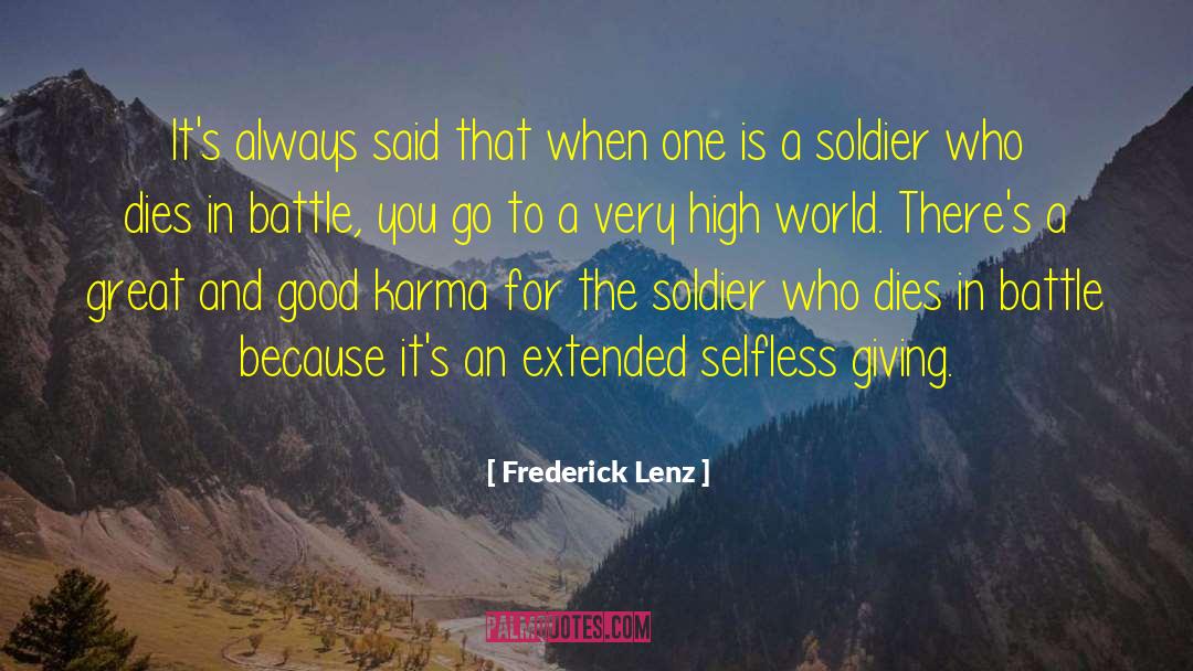 Gifts And Giving quotes by Frederick Lenz