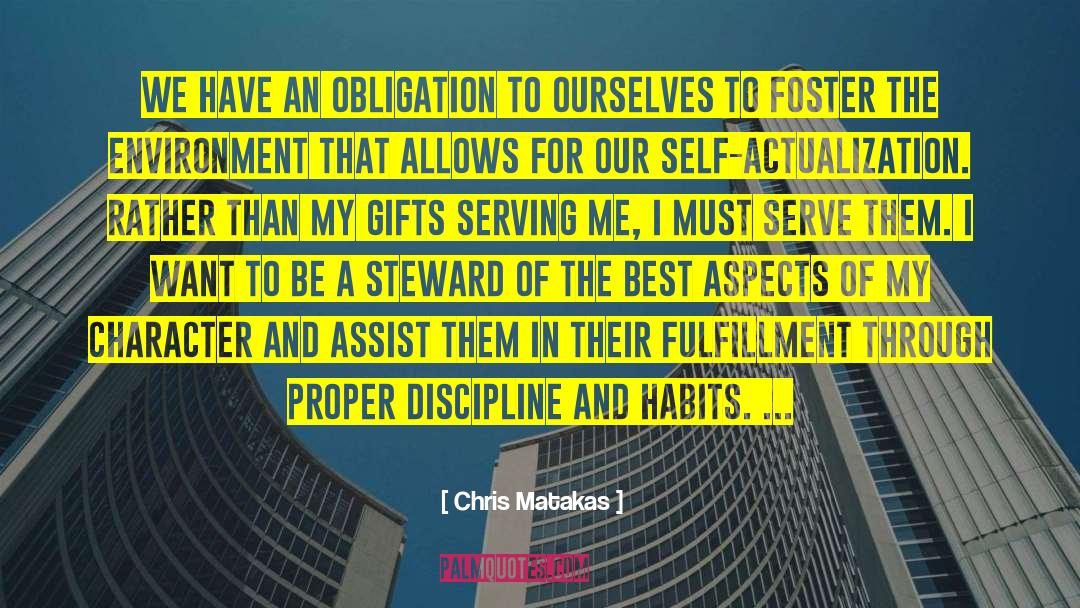 Gifts And Talents quotes by Chris Matakas