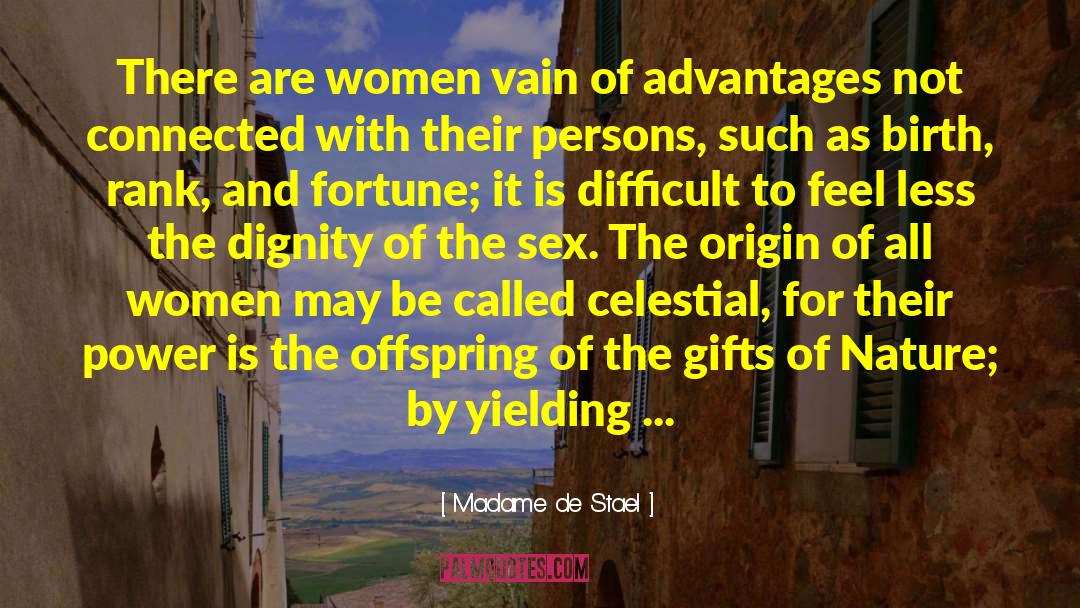 Gifts Receiving quotes by Madame De Stael