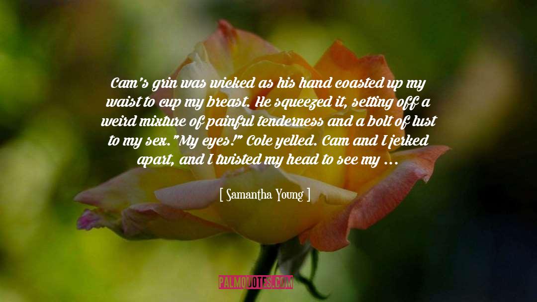 Giggle quotes by Samantha Young