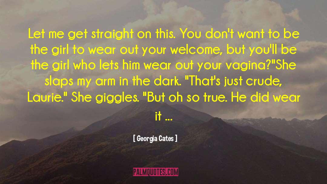 Giggles quotes by Georgia Cates