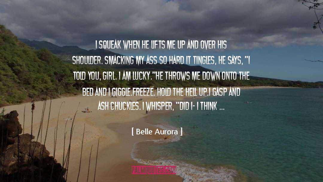Giggling quotes by Belle Aurora