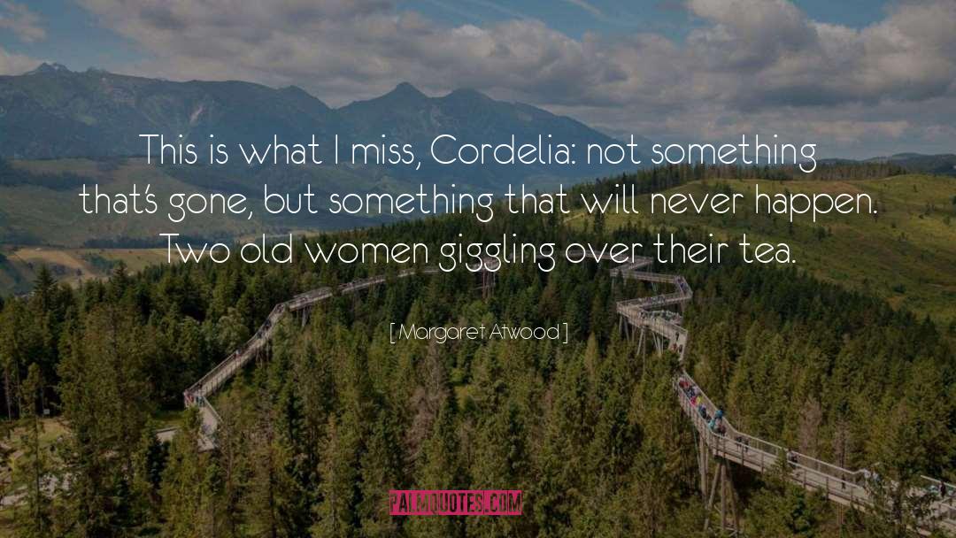 Giggling quotes by Margaret Atwood