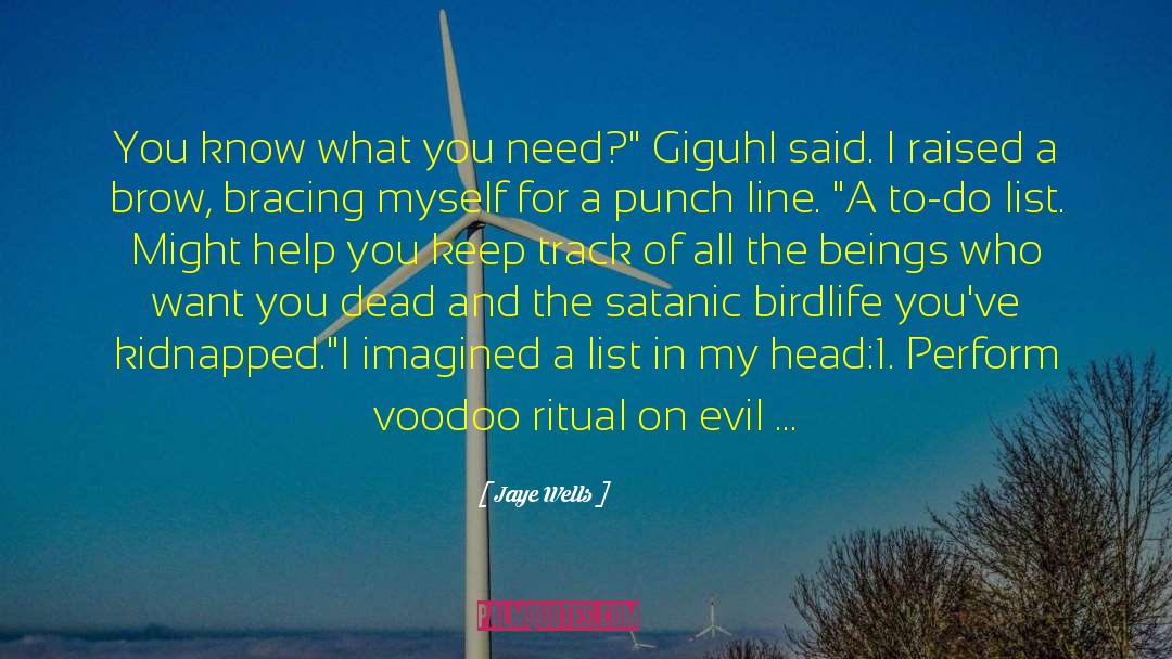 Giguhl quotes by Jaye Wells