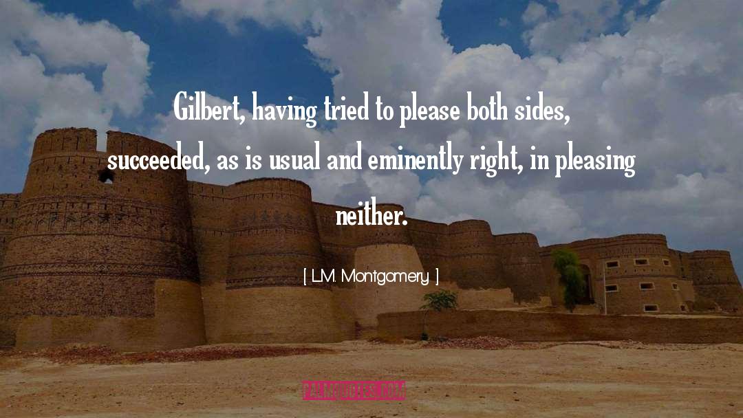 Gilbert Blythe quotes by L.M. Montgomery