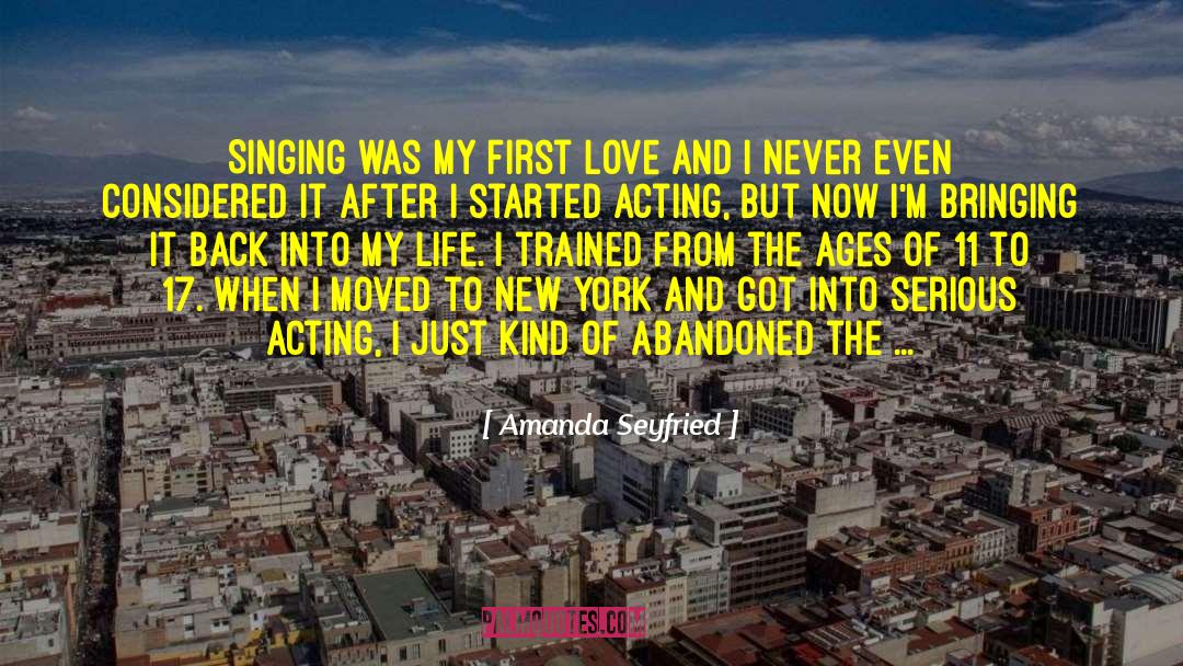 Gilded Age New York quotes by Amanda Seyfried